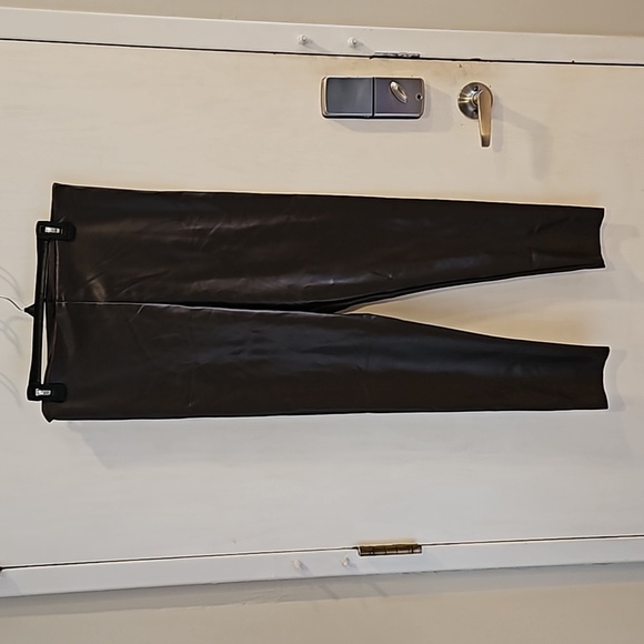 Joie Brown Faux Leather Contemporary Fit Leggings XL NWOT - Picture 3 of 8